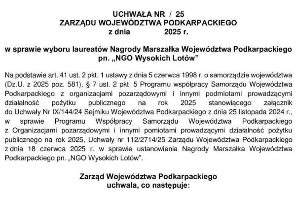 STOWARZYSZENIE INTERMARIUM WŚRÓD NAJLEPSZYCH ORGANIZACJI NA PODKARPACIU